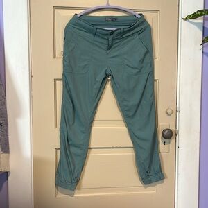 PrAna size 6 sea foam green athletic pants